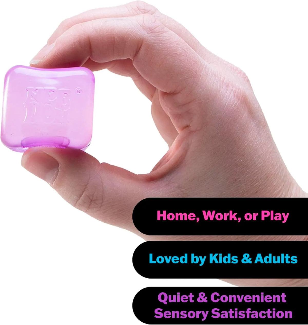 Schylling NeeDoh Nice Ice Baby 4 Pack – Sensory Squeeze Toy – 1.5 Cube – Colors May Vary