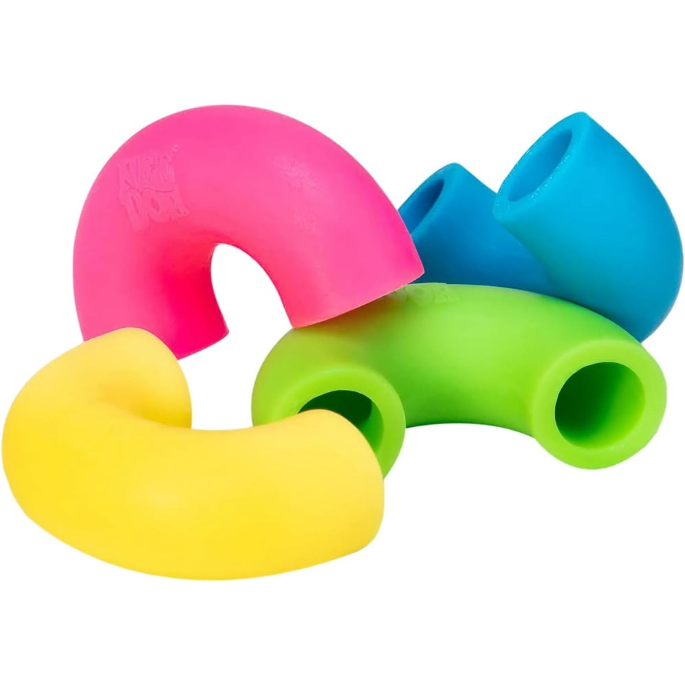 NeeDoh Mac ‘N- Squeeze – 4 Squishy Noodles – Assorted