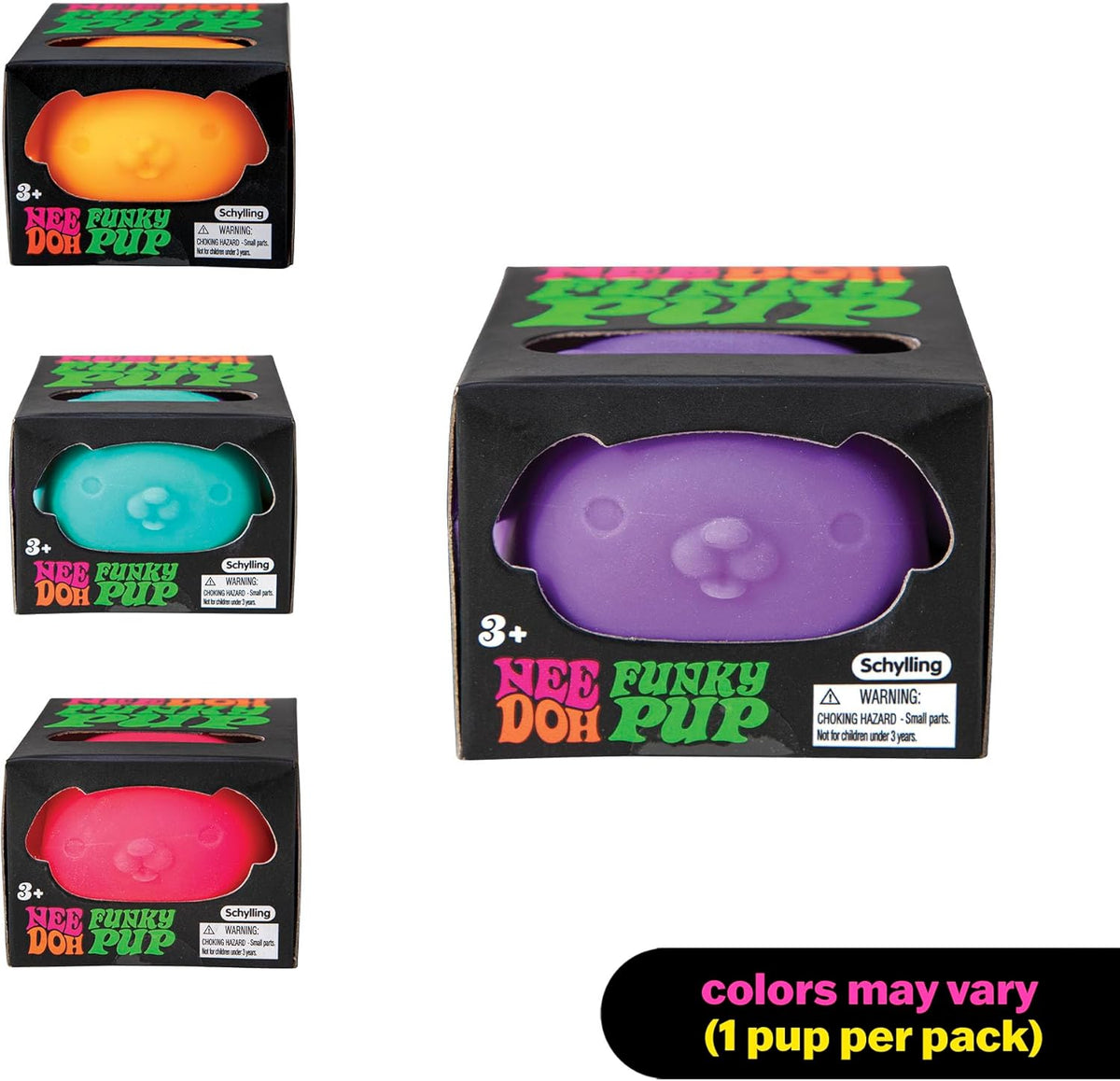 NeeDoh Funky Pups ?C  One Dog Per Pack