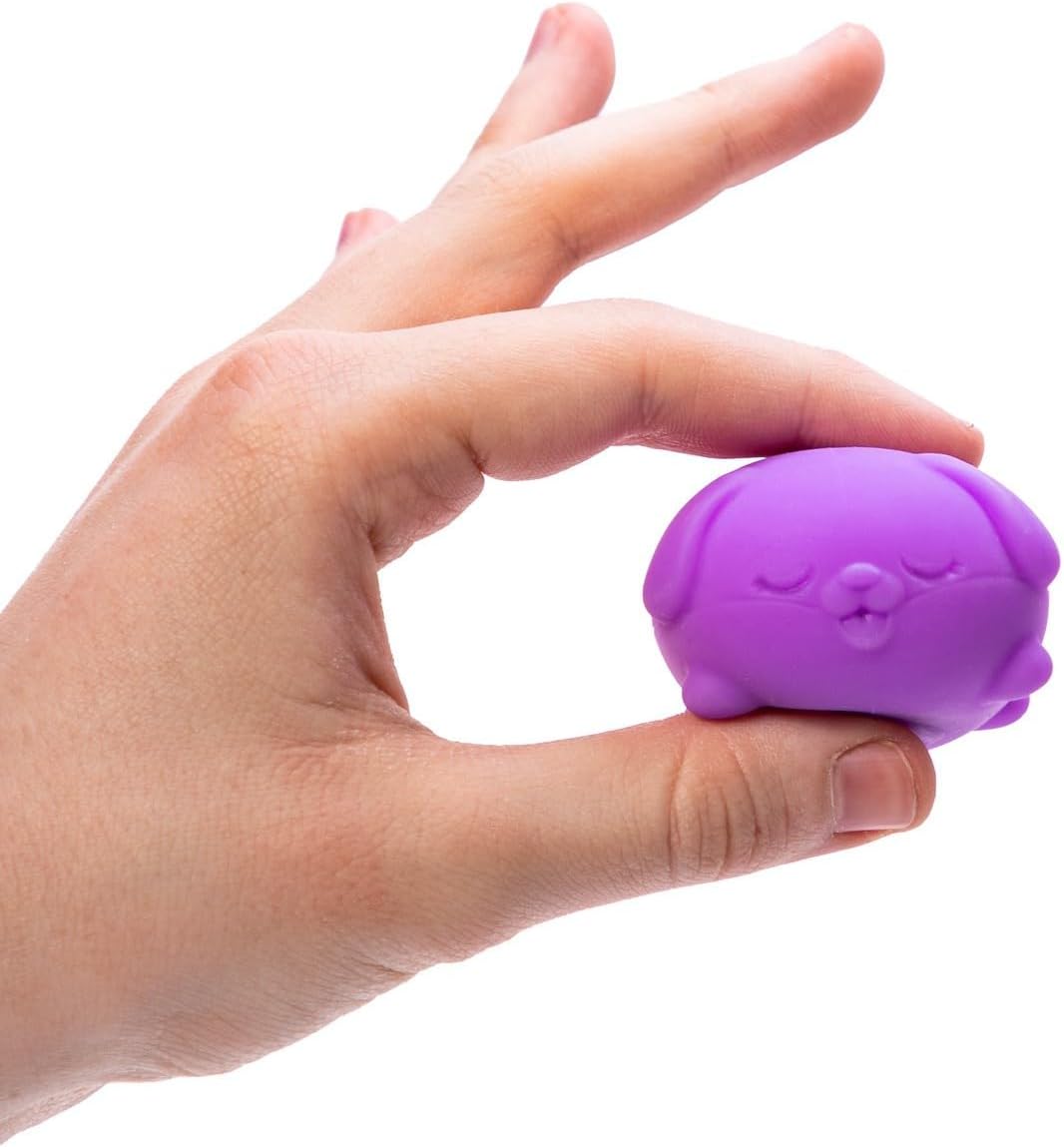 Schylling NeeDoh Teenie Funky Pups – Sensory Squeeze Toy – Contains 3 Mini Groovy Globs – 1.5′′ Wide – Color May Vary (Pack of 1)