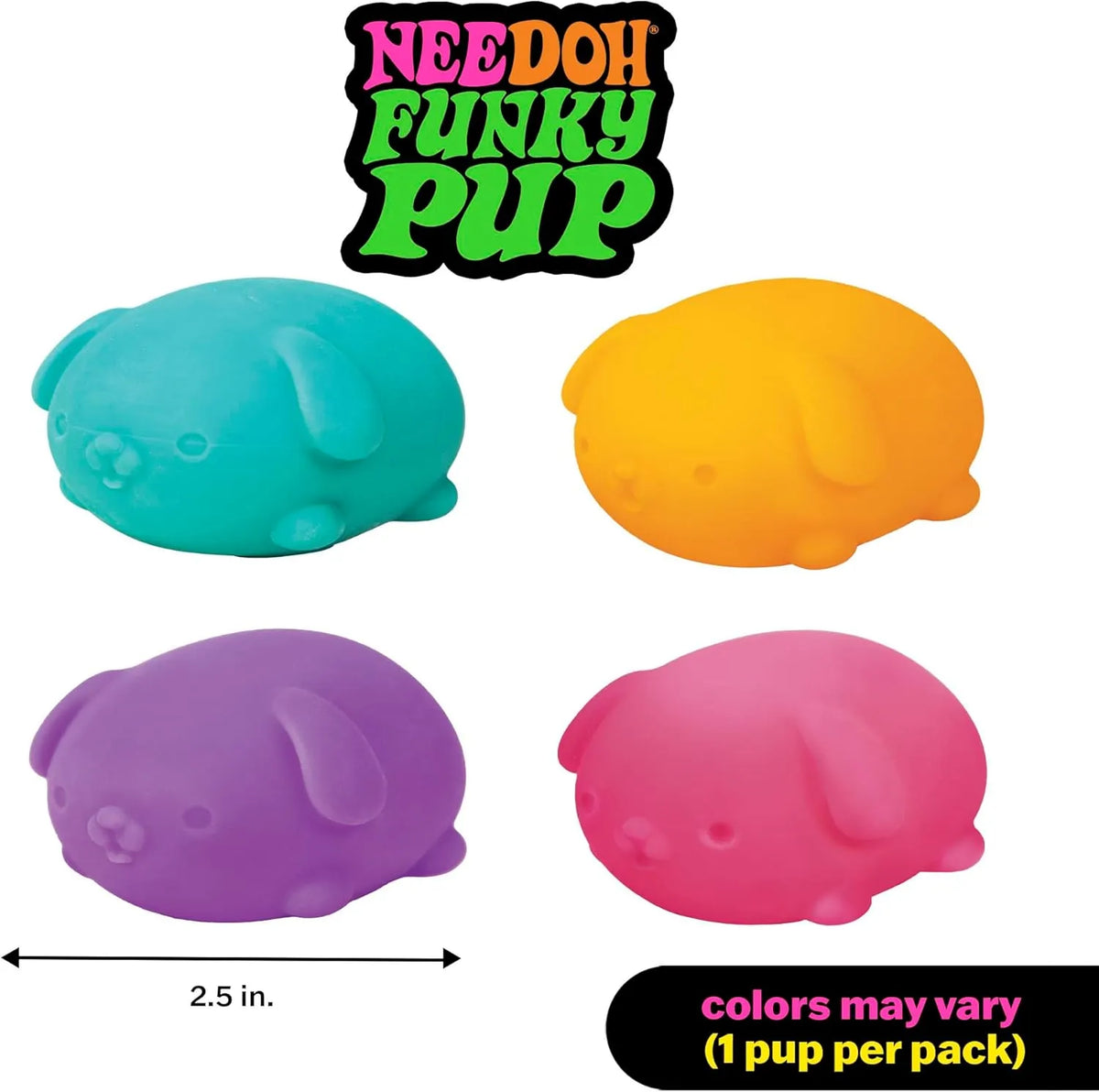 NeeDoh Funky Pups ?C  One Dog Per Pack