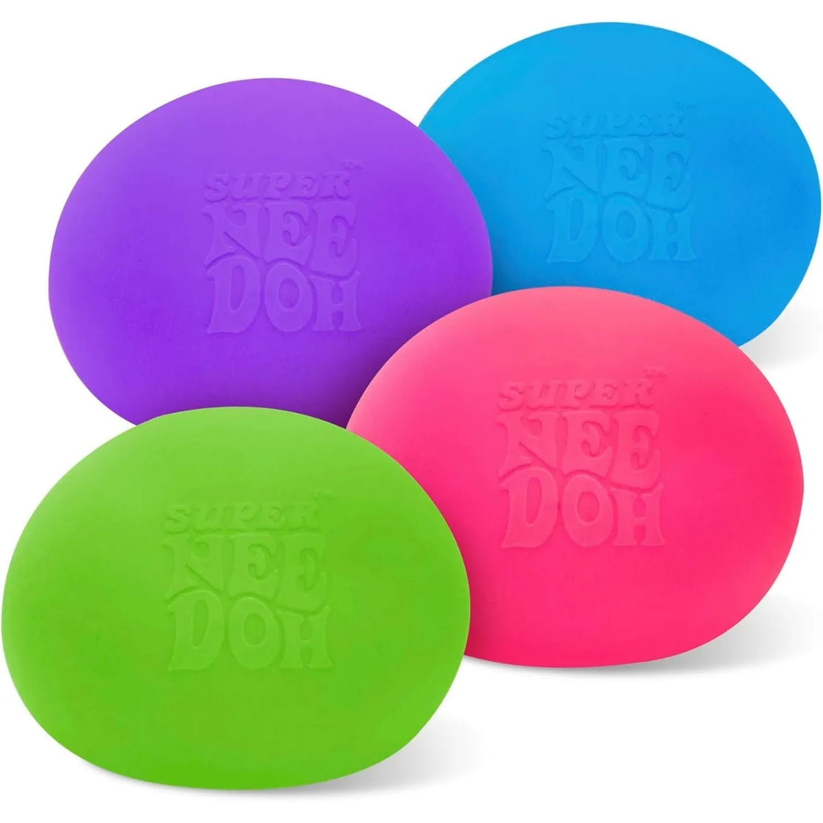 Super NeeDoh – Jumbo Stress Ball – 4.5” – Assorted