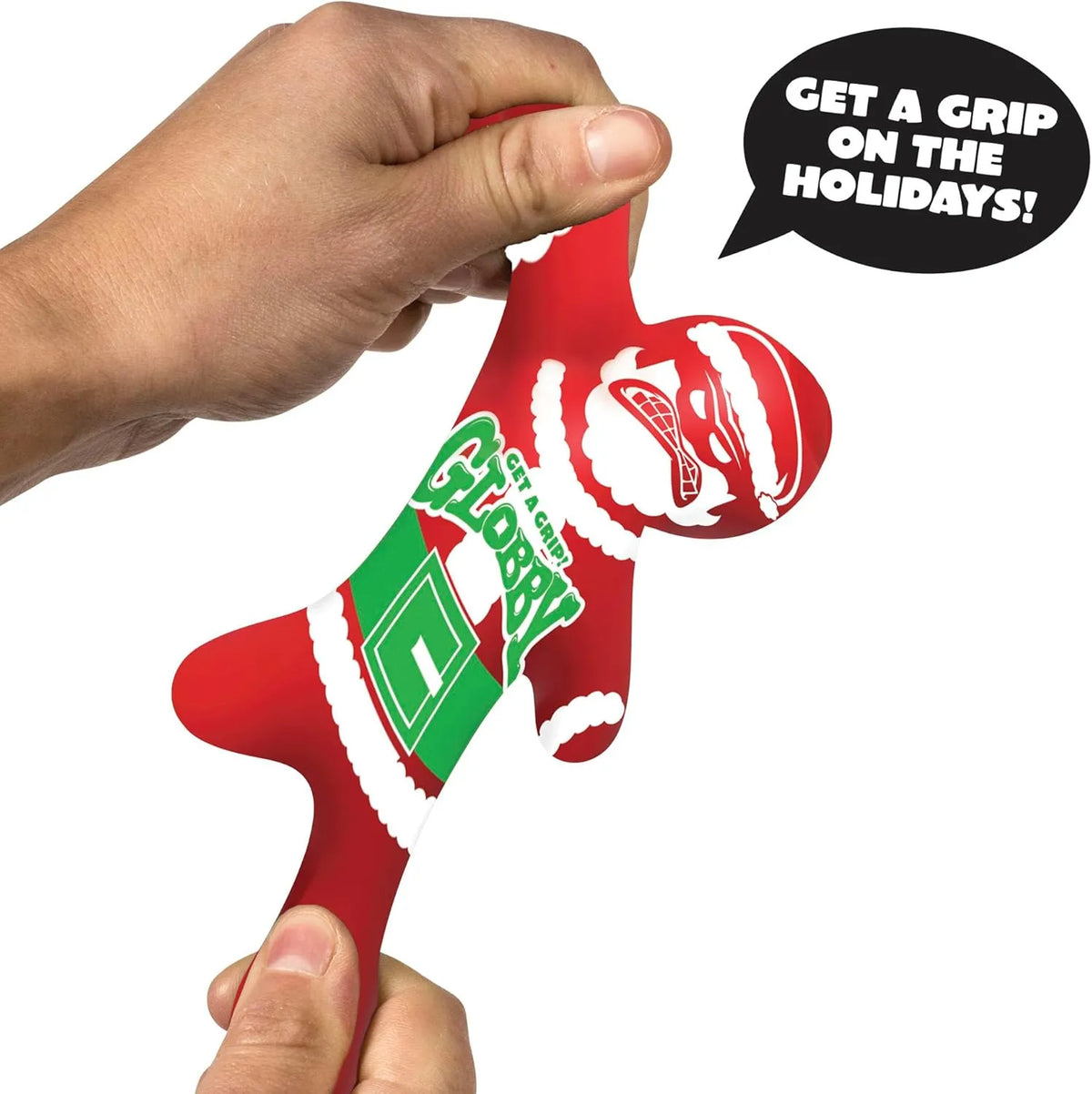 Schylling NeeDoh – Squishmas 2024 – Santa Globby – One Per Box