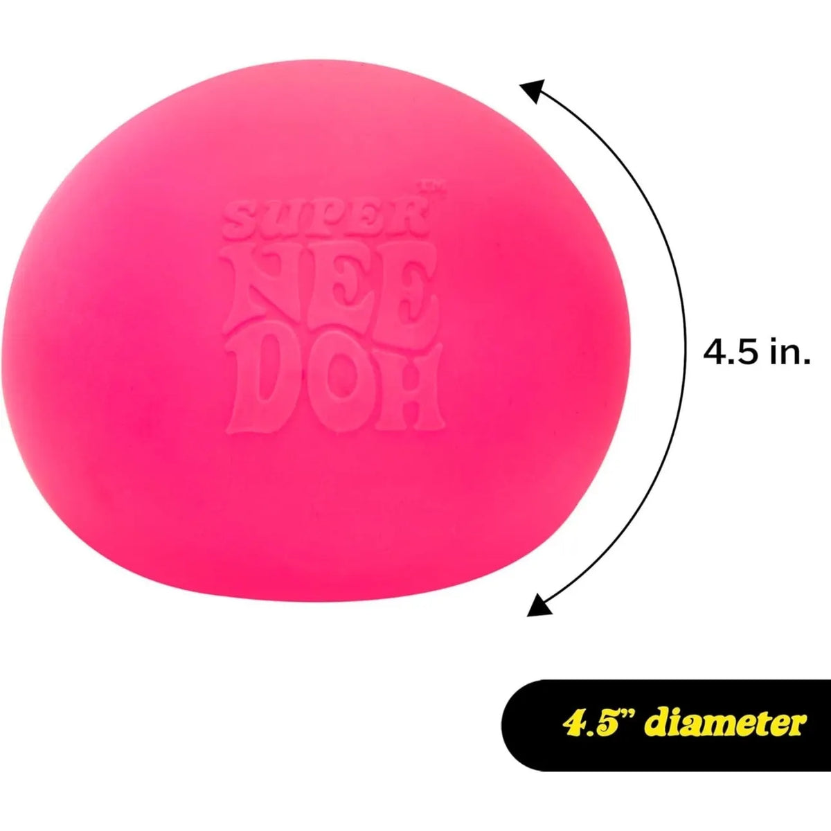 Super NeeDoh – Jumbo Stress Ball – 4.5” – Assorted