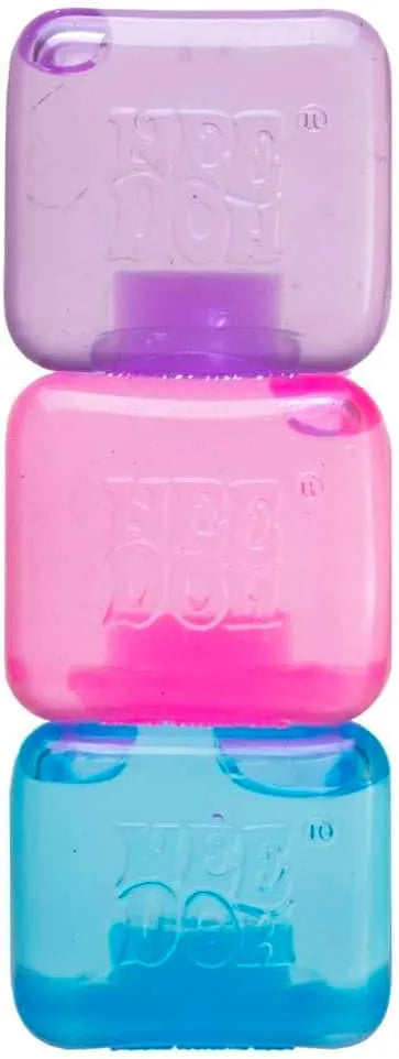 Schylling NeeDoh Nice Ice Baby 4 Pack – Sensory Squeeze Toy – 1.5 Cube – Colors May Vary