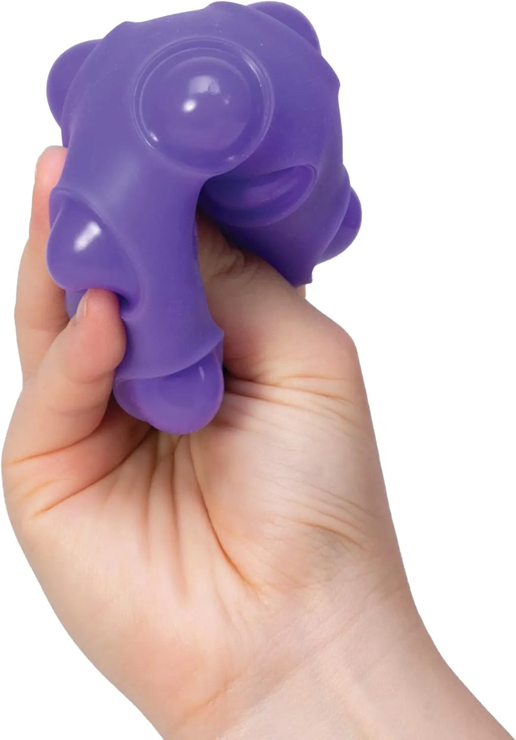 Schylling NeeDoh Happy Snappy Ball – Sensory Squeeze Toy – Air Filled Perfect Pop – 2.5 Wide – Color May Vary (Pack of 1)